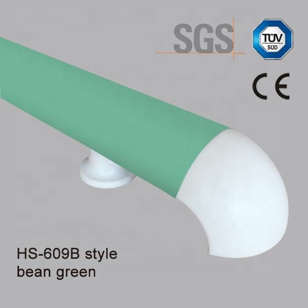Anti-deformation Hospital Handrails PVC Aluminum